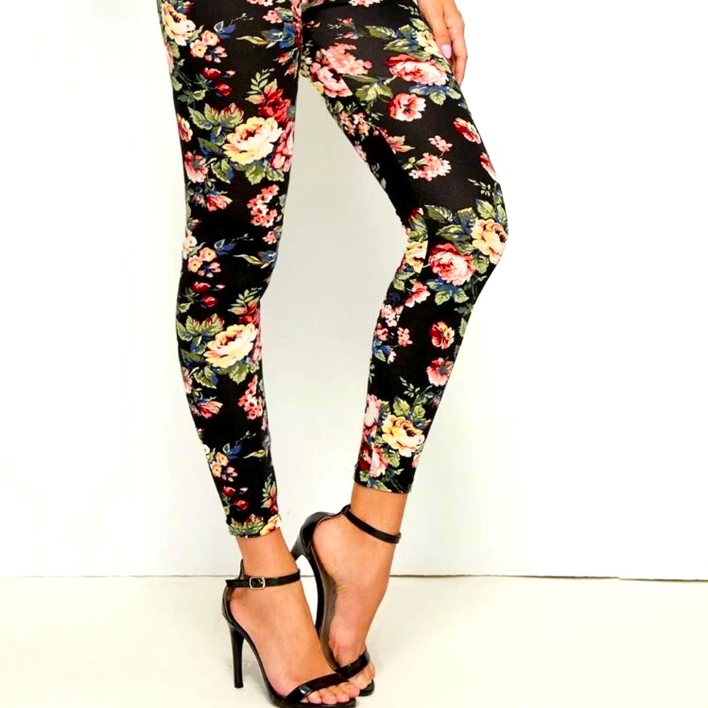 BOTANICAL PRINT LEGGINGS